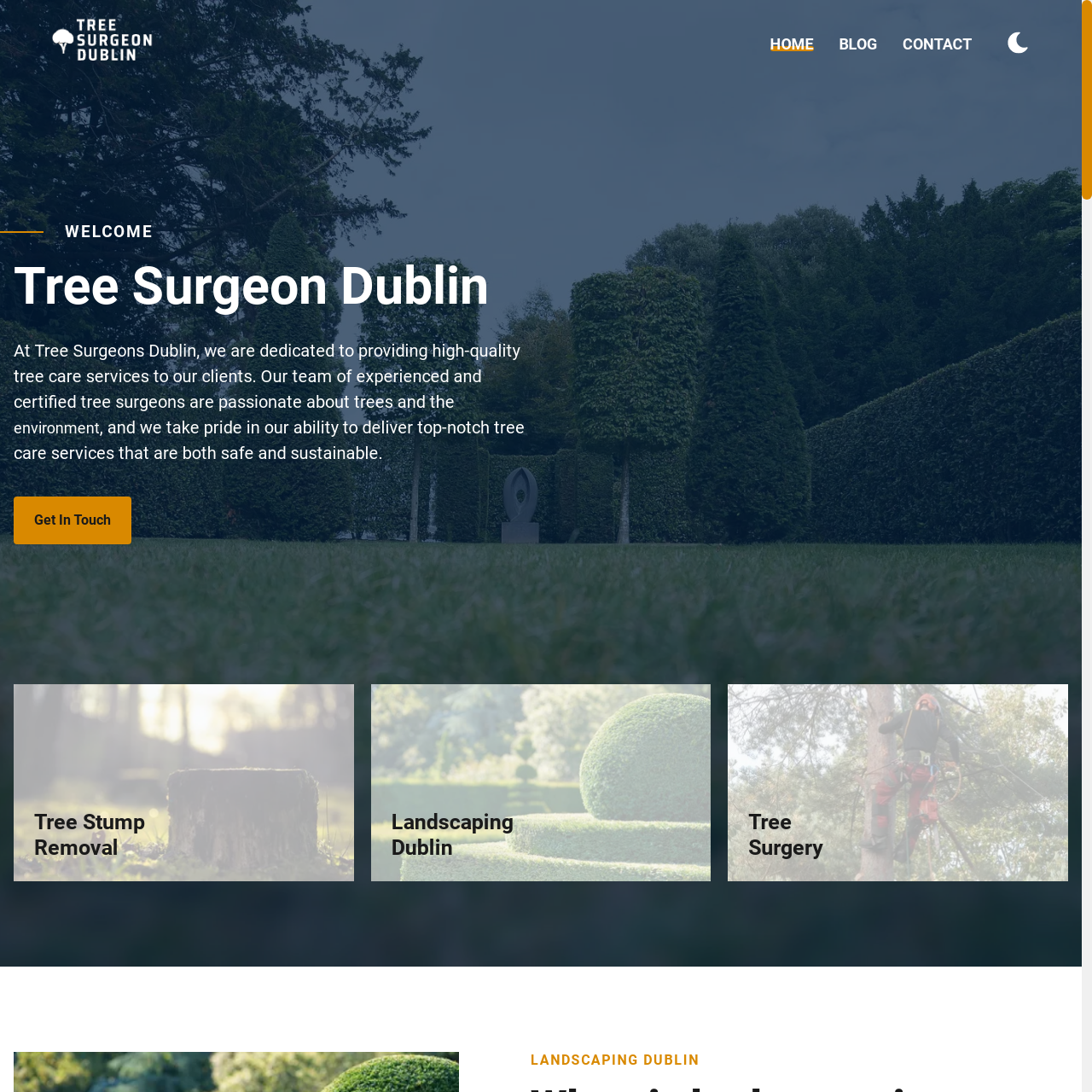 Tree Surgeon Website